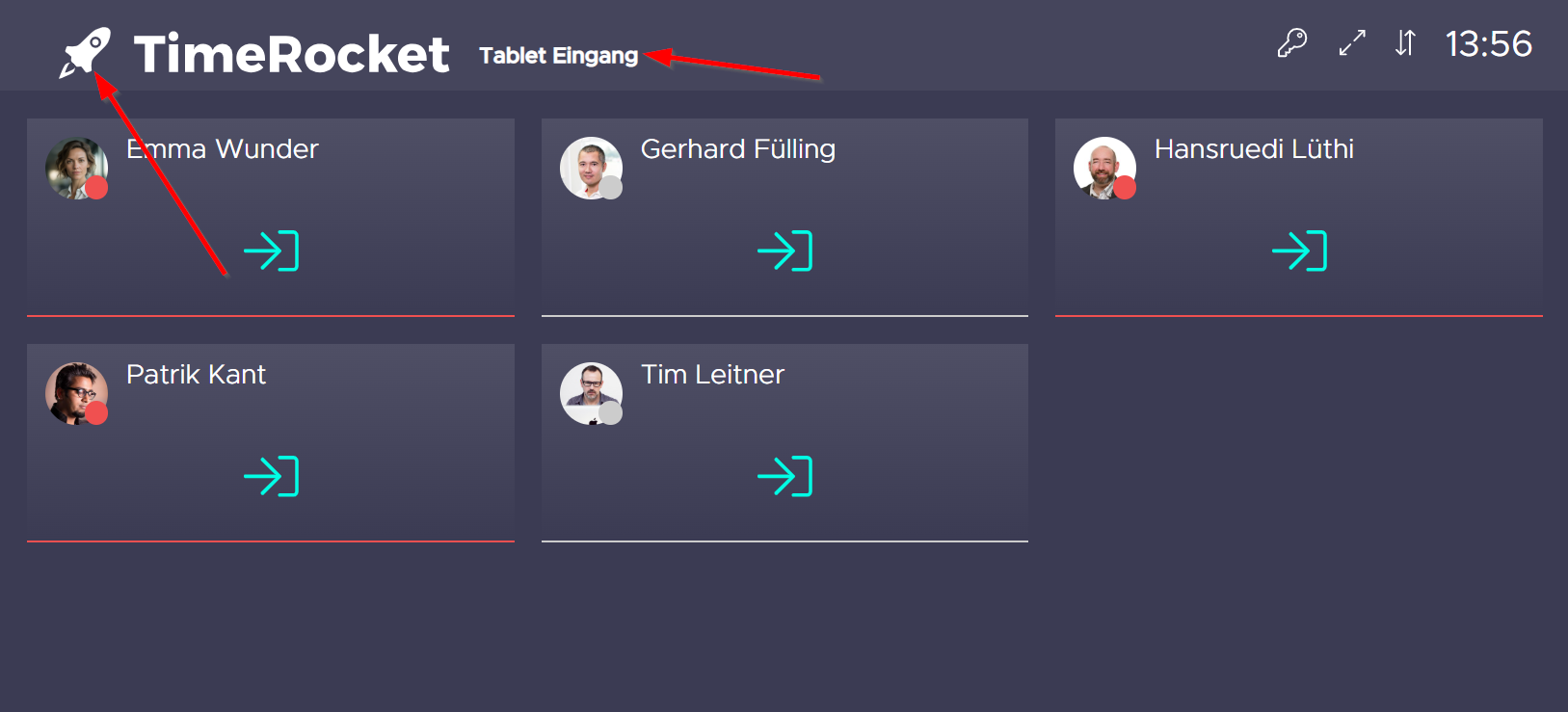 Name des Device anzeigen