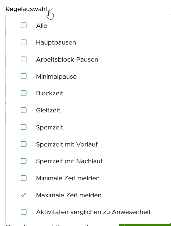 Systemzustand - Regelverletzungen