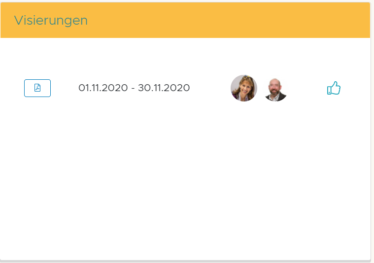 Widget Visierungen