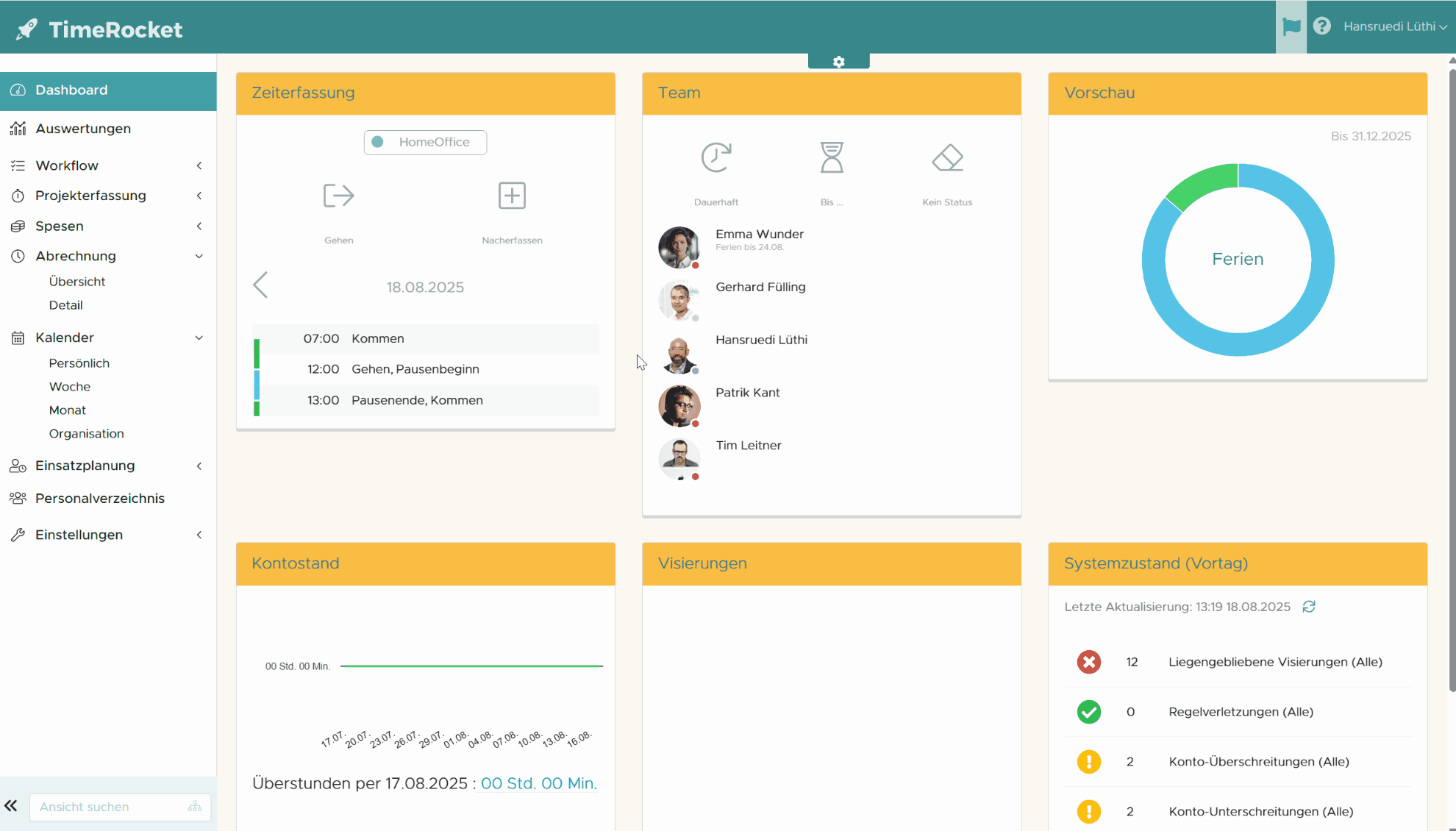 Personalnummer zuweisen